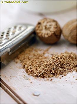 grated nutmeg