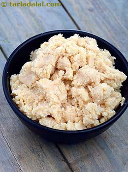 crumbled gulab jamun mawa