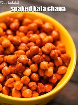 soaked kala chana