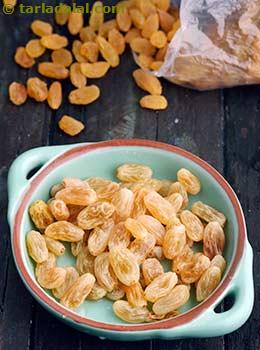soaked raisins
