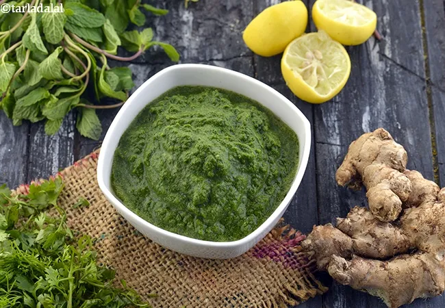 green chutney | hara chutney | coriander and mint chutney | Indian green chutney | 4 varieties of green chutney