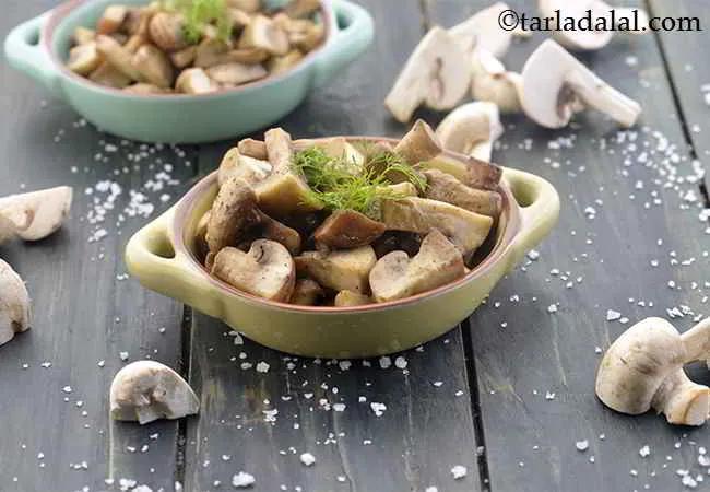 Grilled Mushrooms, Healthy Accompaniment