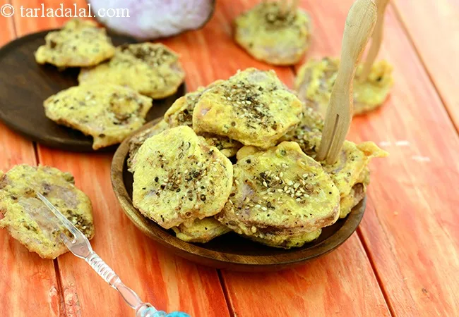 कंद भजिया रेसिपी | रतालू भजिया | गुजराती नाश्ते की रेसिपी | Kand Na Bhajia ( Gujarati Recipe)