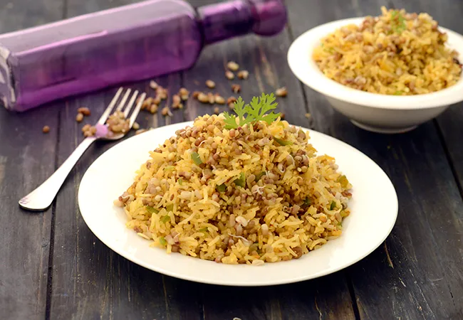 Matki Pulao, Protein Rich Recipe