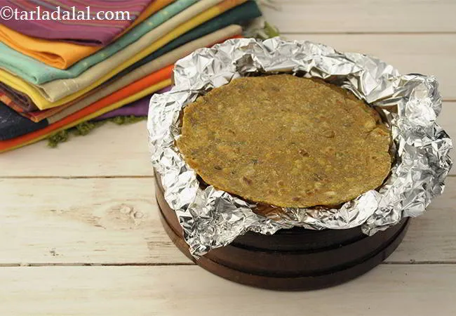 Mixed Sprouts and Bajra Roti