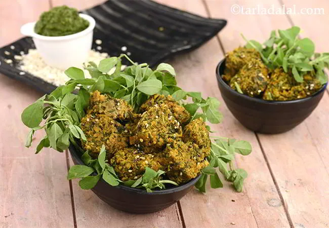  Oats Methi Muthia
