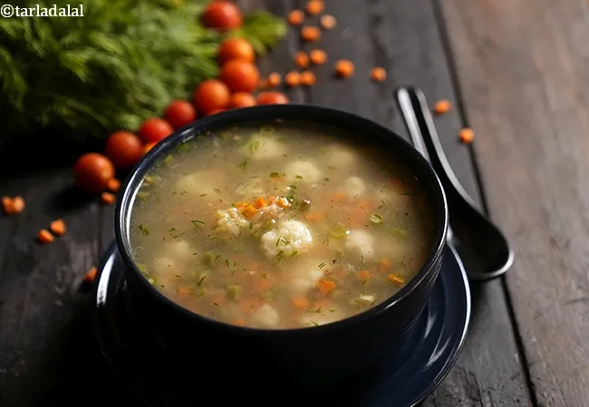one meal soup recipe | healthy Indian dal vegetable soup | low salt yellow dal vegetable soup