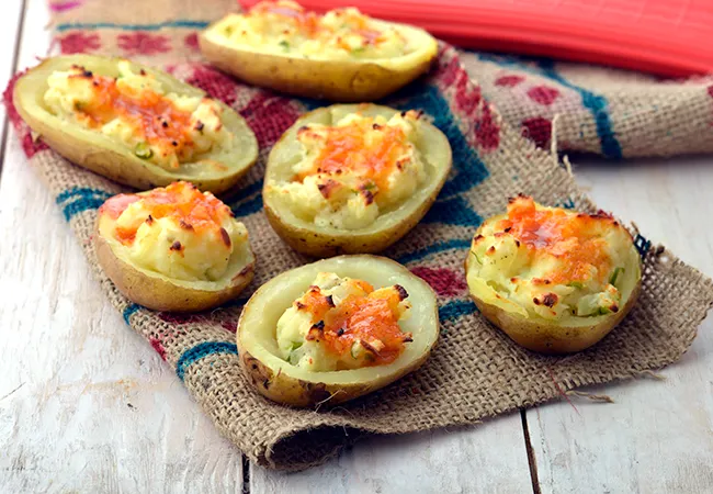  Papas Con Queso, Mexican Stuffed Cheese Potatoes