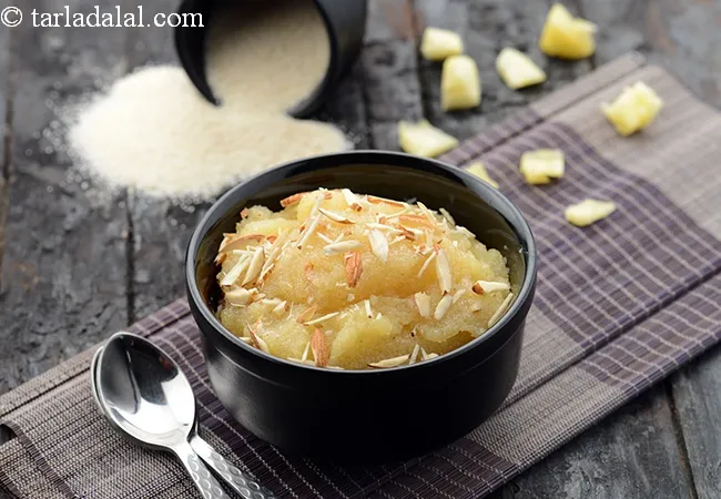 pineapple sheera recipe | pineapple kesari | Indian style pineapple halwa | rava kesari |
