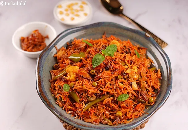 pressure cooker veg biryani recipe | veg biryani in cooker | instant pot veg biryani