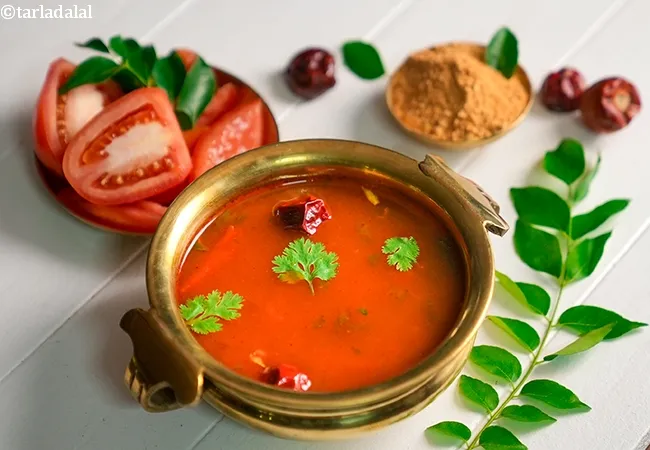 quick tomato rasam recipe | South Indian style tomato charu | healthy tomato rasam