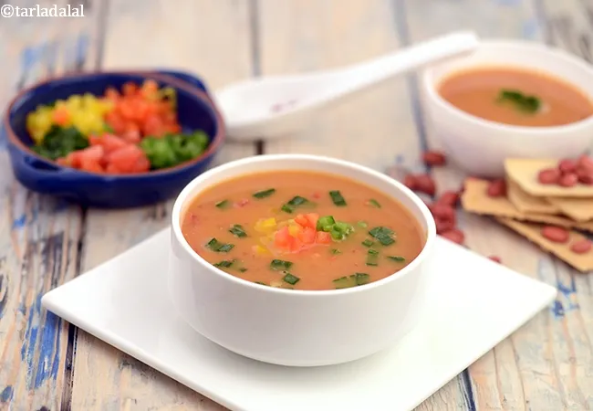 rajma soup recipe | kidney bean soup | healthy Indian rajma soup | rajma soup for weight loss |