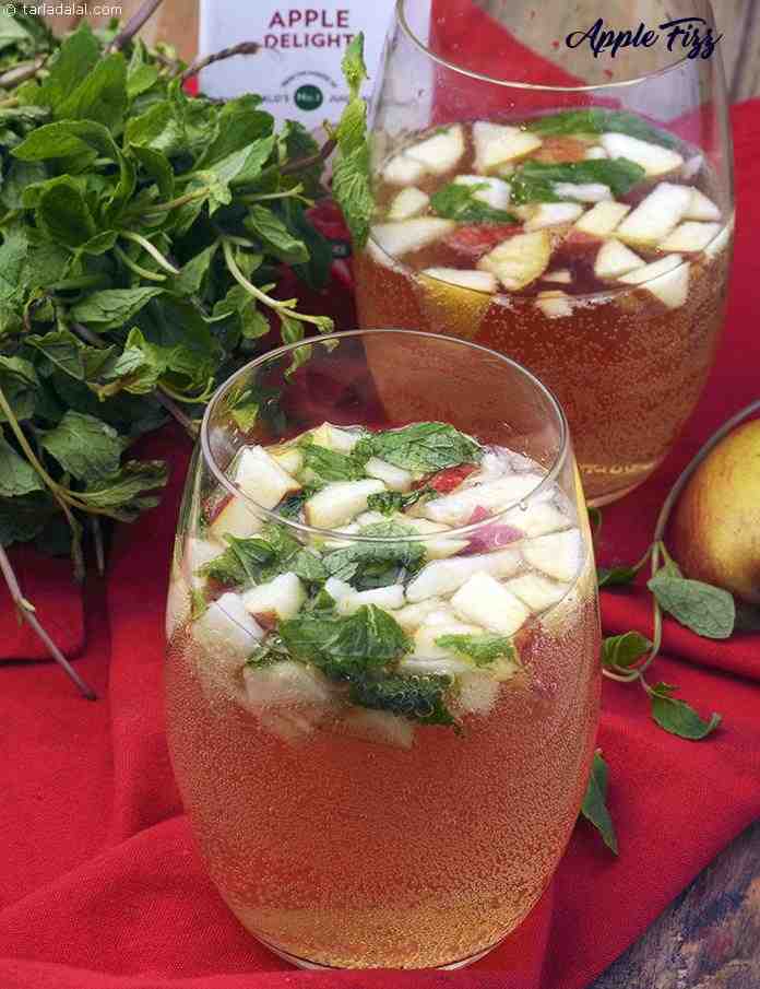 apple soda recipe | apple fizz | homemade apple soda drink for kids |