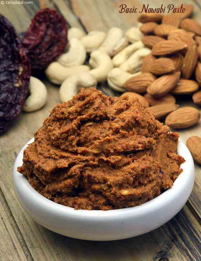 Basic Nawabi Paste recipe |Â Popular Restaurant Style Nawabi Paste | Â Nawabi-Style Cashew & Coconut Curry Paste | Â Royal curry paste |