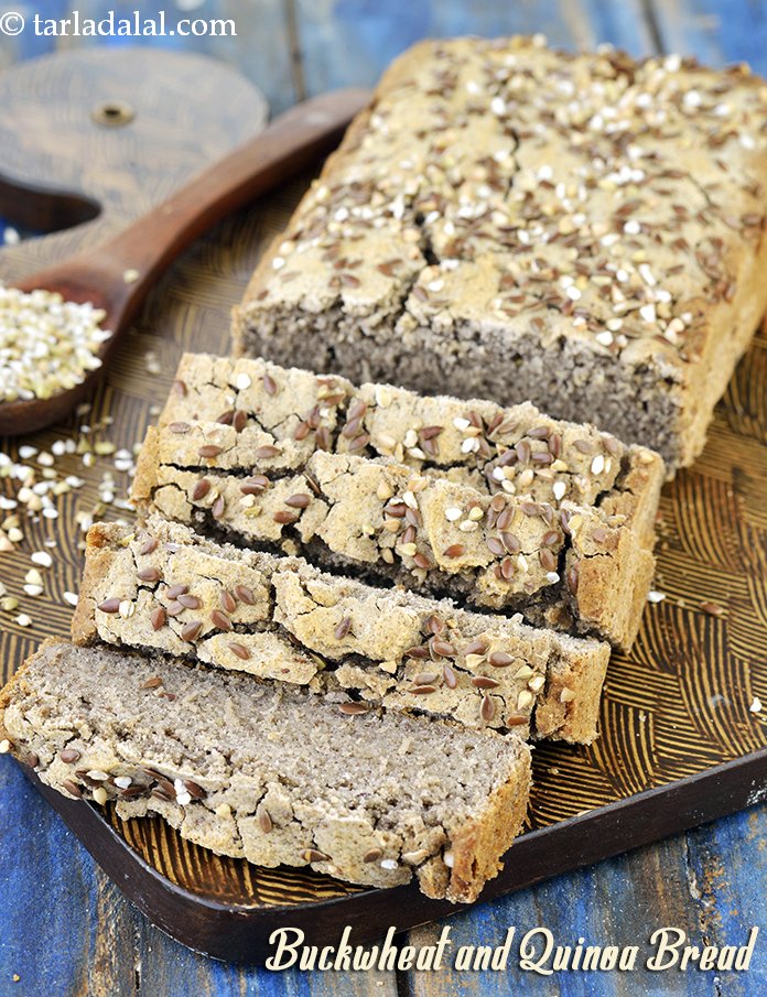 buckwheat and quinoa bread recipe | gluten free buckwheat quinoa loaf |