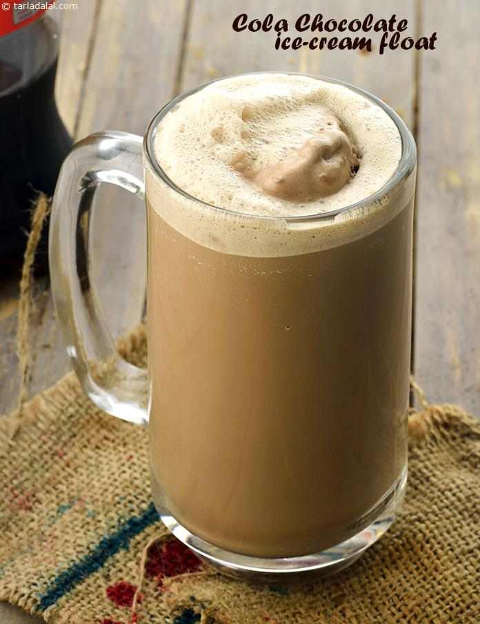 Cola Chocolate Ice Cream Float recipe, Chocolate Coke Drink Recipes