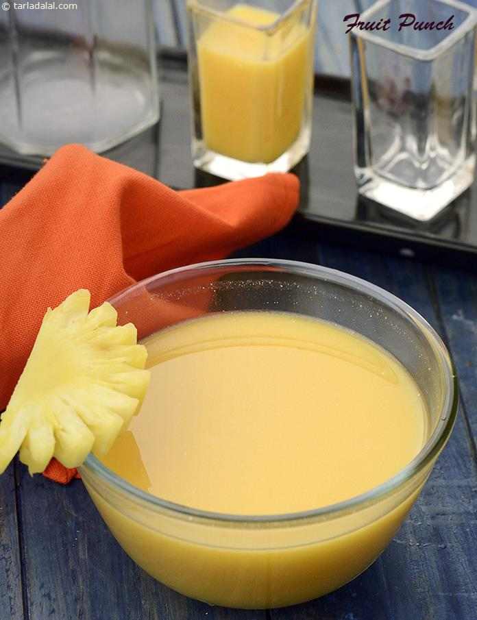 Fruit Punch recipe, Mocktail Fruit Punch