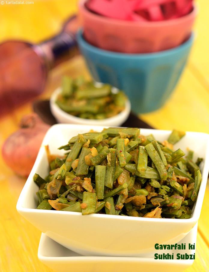 gavarfali ki sukhi sabzi recipe |Â sukhi Rajashtani gawar phali ki sabji |Â cluster beans fry |