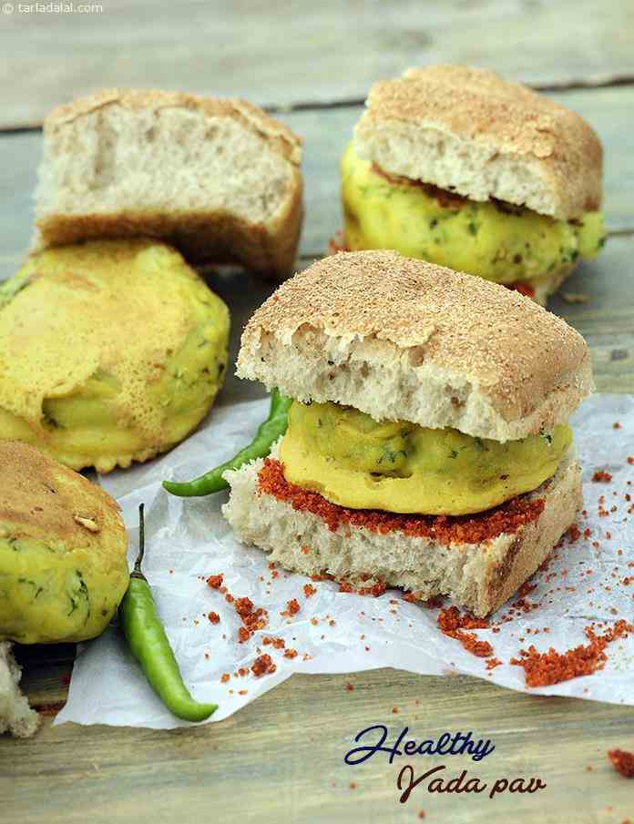 Healthy Vada Pav recipe, Quick Indian Healthy Recipes
