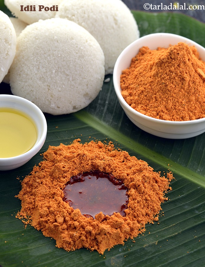 idli podi | idli milagai podi | how to make idli podi