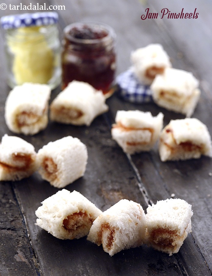 Jam Pinwheels recipe, Step by Step recipes for Kids