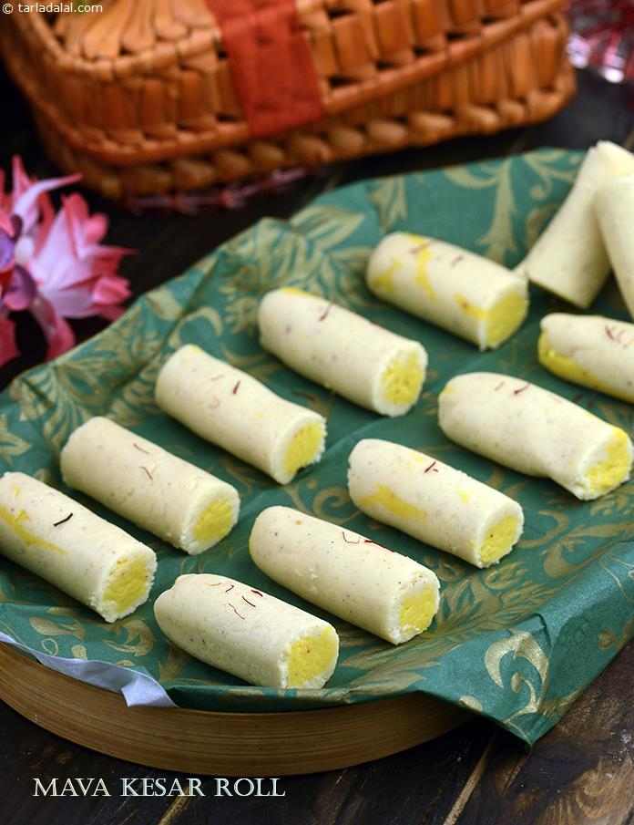 માવા કેસર રોલ ની રેસીપી
