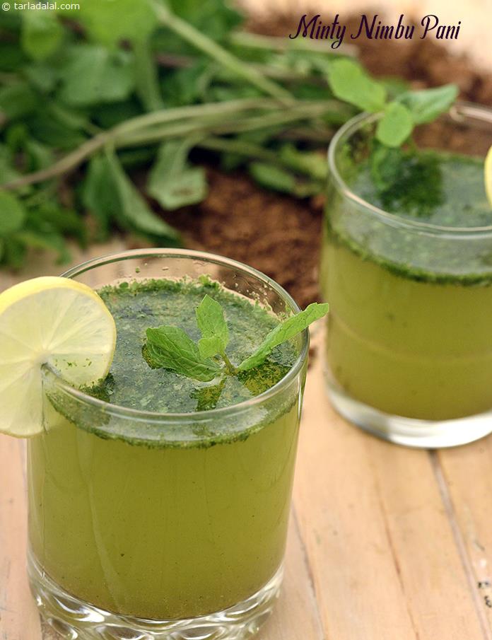 Minty Nimbu Pani ( Tiffin Treats) recipe