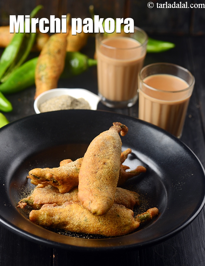 mirchi pakora recipe | Indian spicy mirchi pakoda | chilli pakora | mirchi bhajiya |