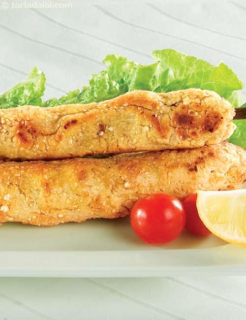 Suran Chana Dal Seekh Kebab ( Kebabs and Tikkis Recipes)