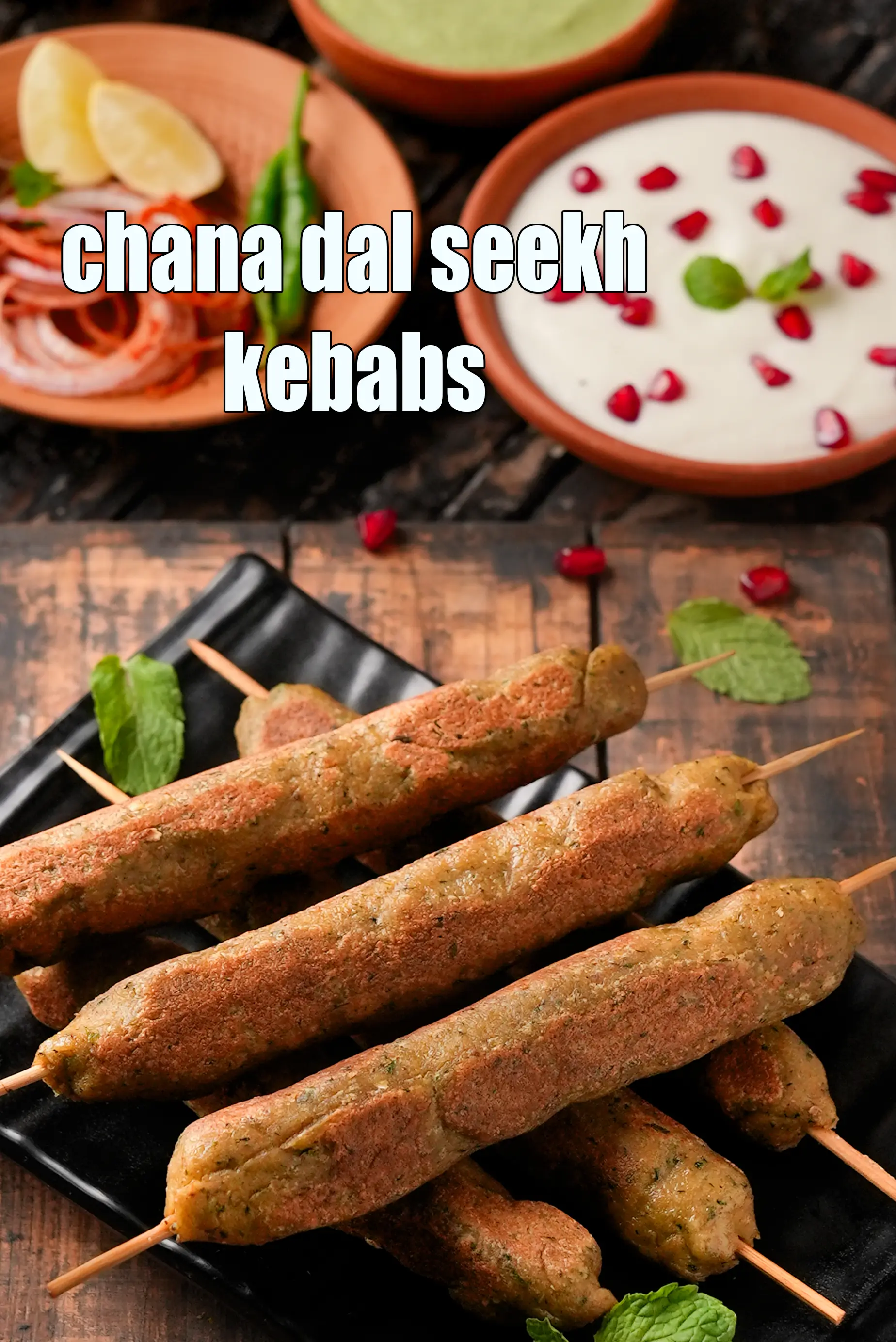 Chana Dal Seekh Kebabs recipe | Jain vegetarian kebab | healthy tavaÂ Chana Dal Seekh Kebab |Â protein rich kebab |