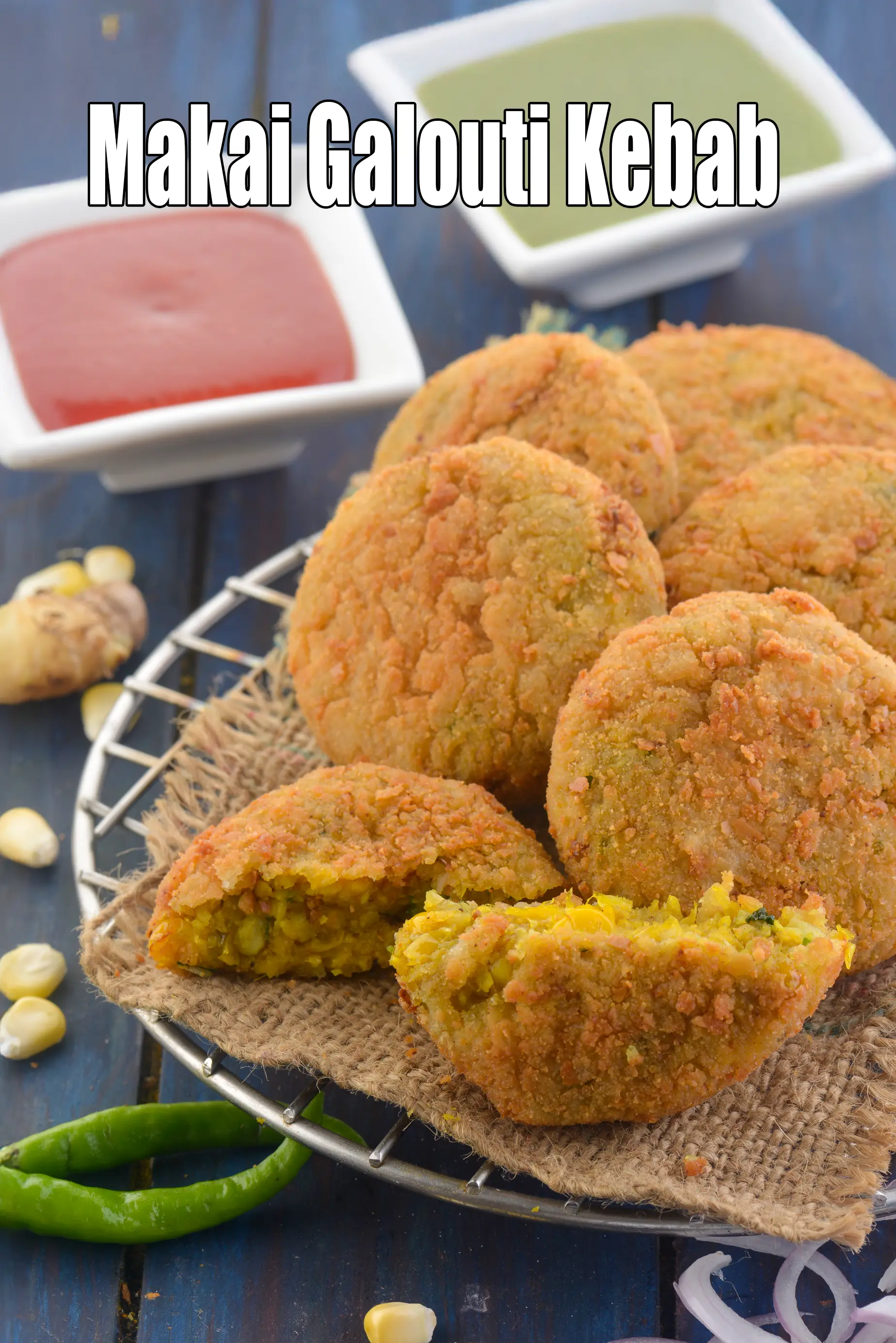 makai galouti kebab recipe | sweetcorn galouti kebab | Punjabi corn galouti kebab | with 26 amazing images.