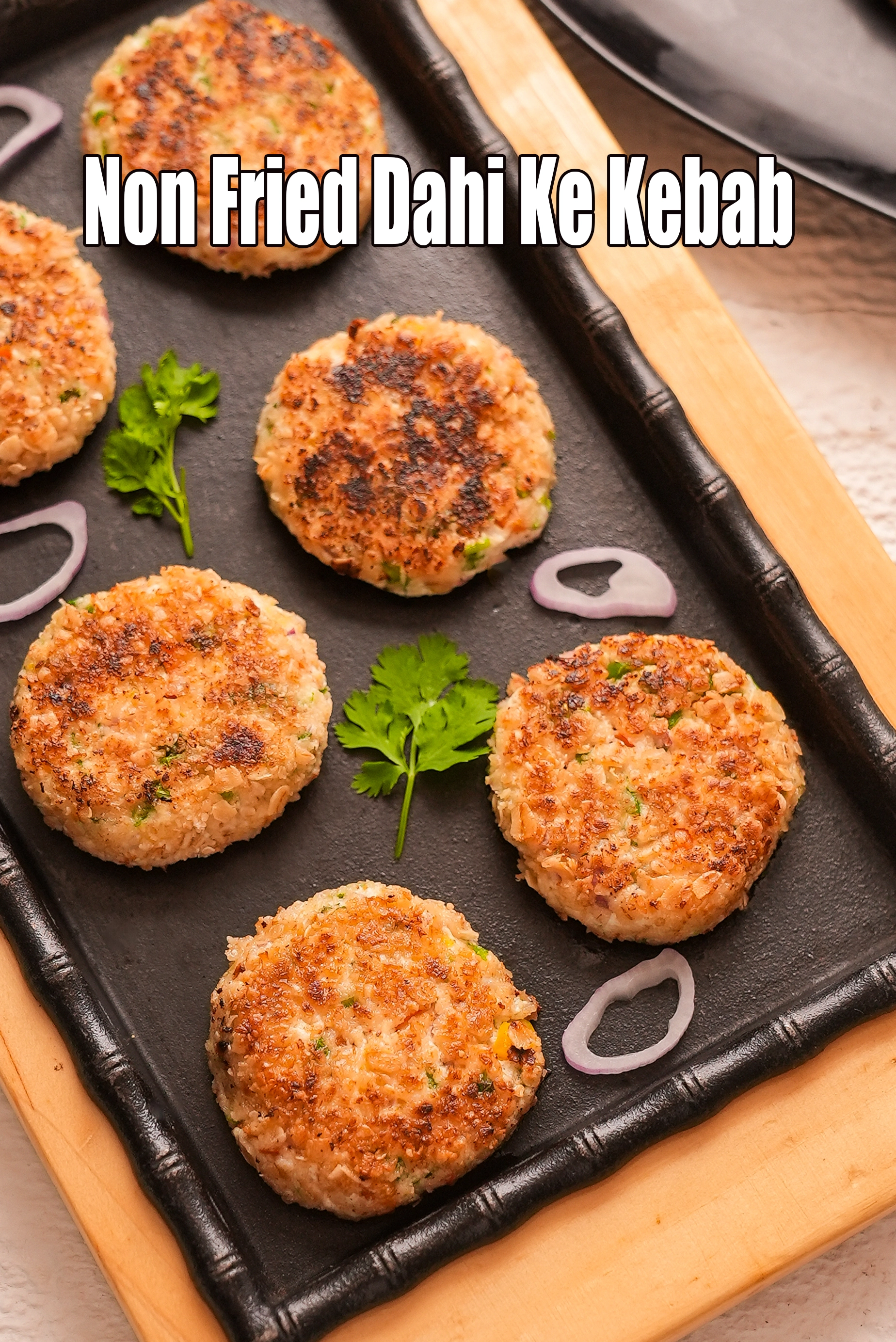 non fried dahi ke kebab recipe | healthy dahi cutlet | dahi ke kebab on tava |