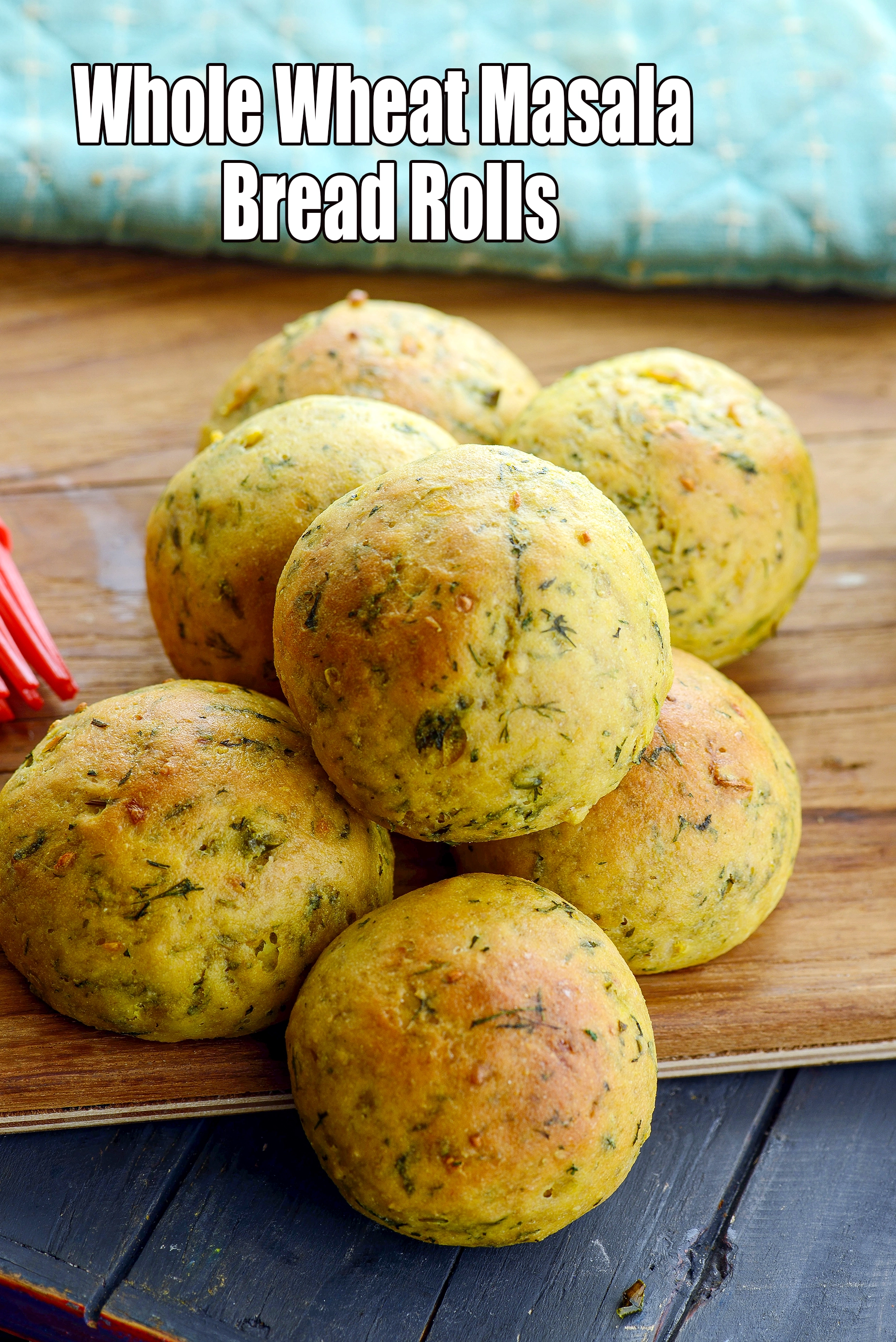 Whole Wheat Masala Bread Rolls | Healthy Indian style |