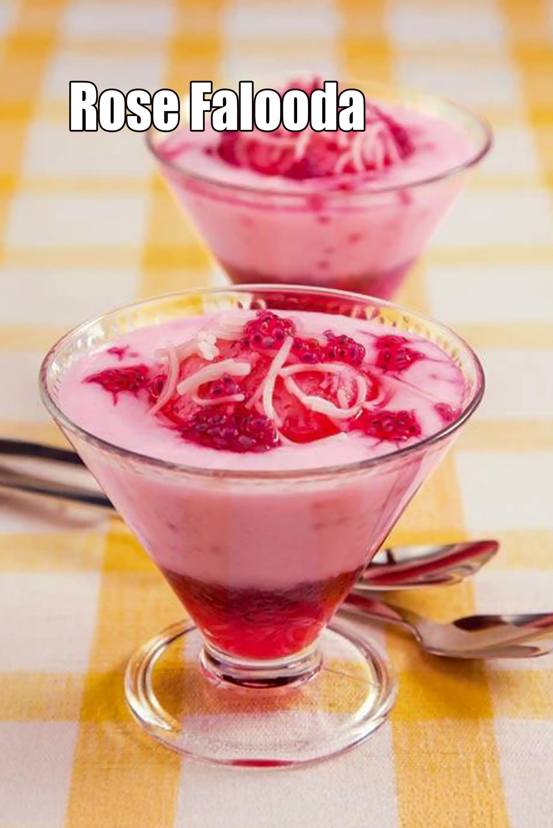 Rose Falooda (  Cooking with Kids) recipe, Step by Step recipes for Kids
