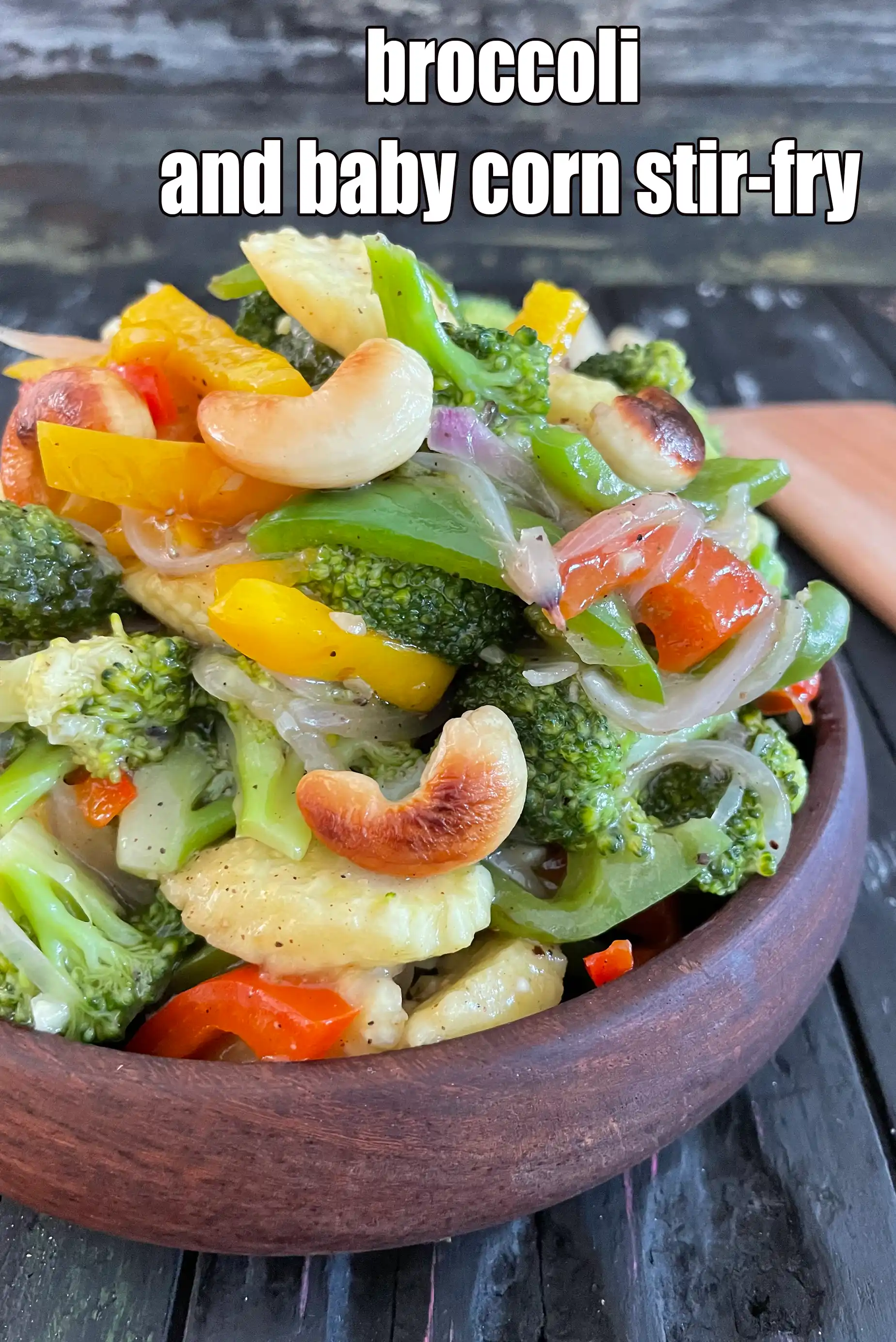 broccoli and baby corn stir-fry recipe | Chinese broccoli baby corn vegetable | 10 minute stir-fry recipe |