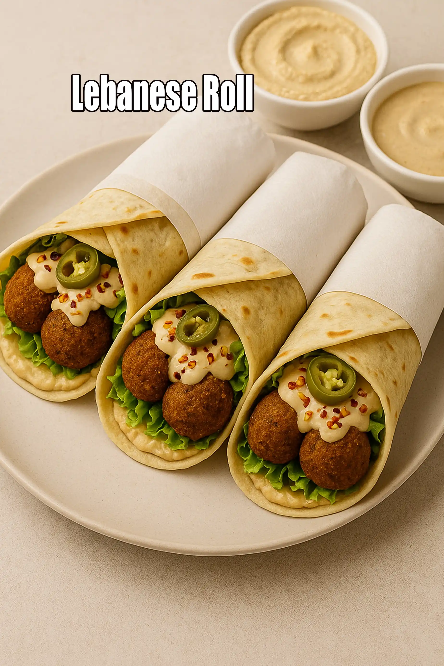 Lebanese Roll ( Wraps and Rolls) recipe