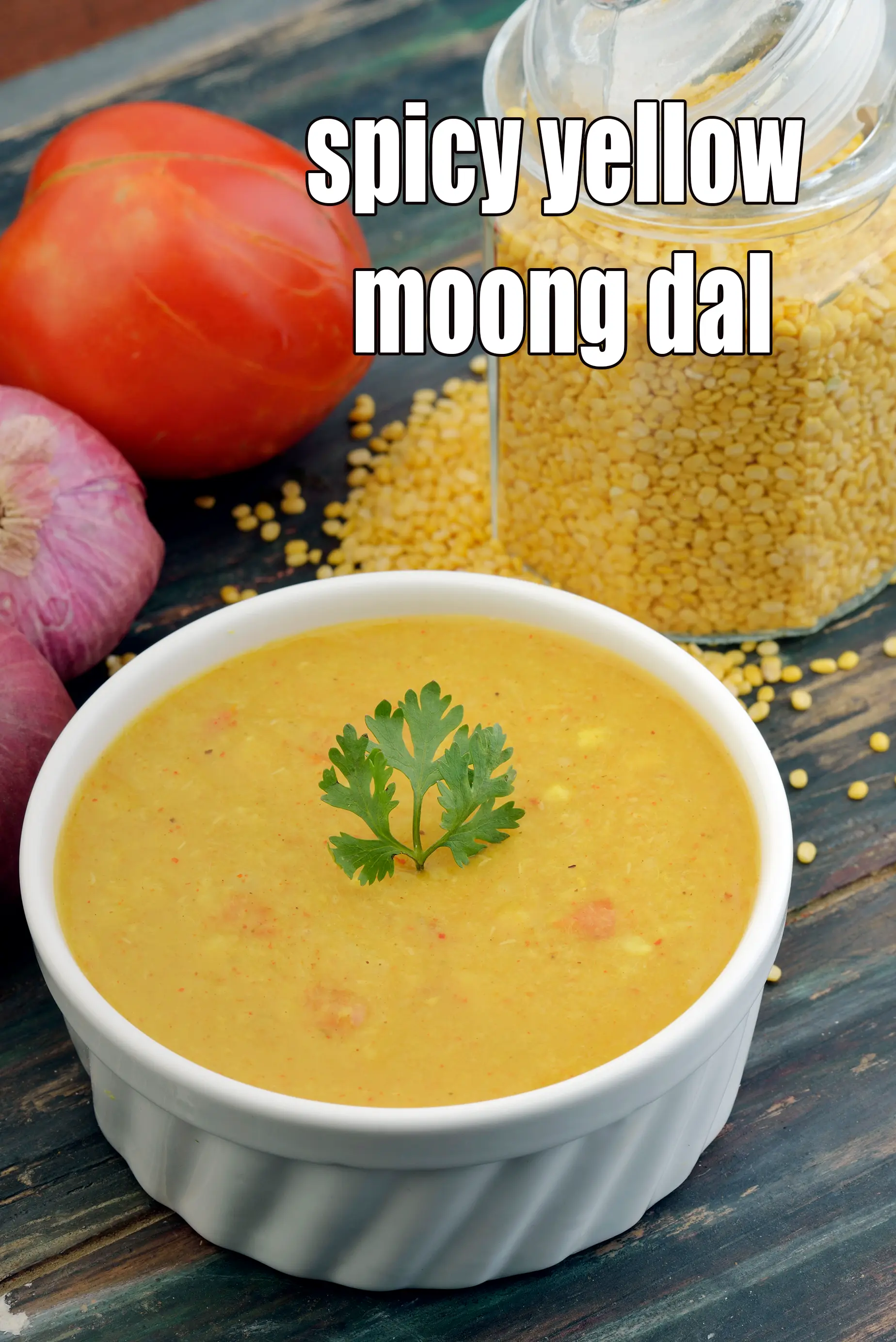 spicy yellow moong dal recipe | healthy moong dal | zero oil dal recipe | Indian moong dal for weight loss |  zero oil dal recipe |