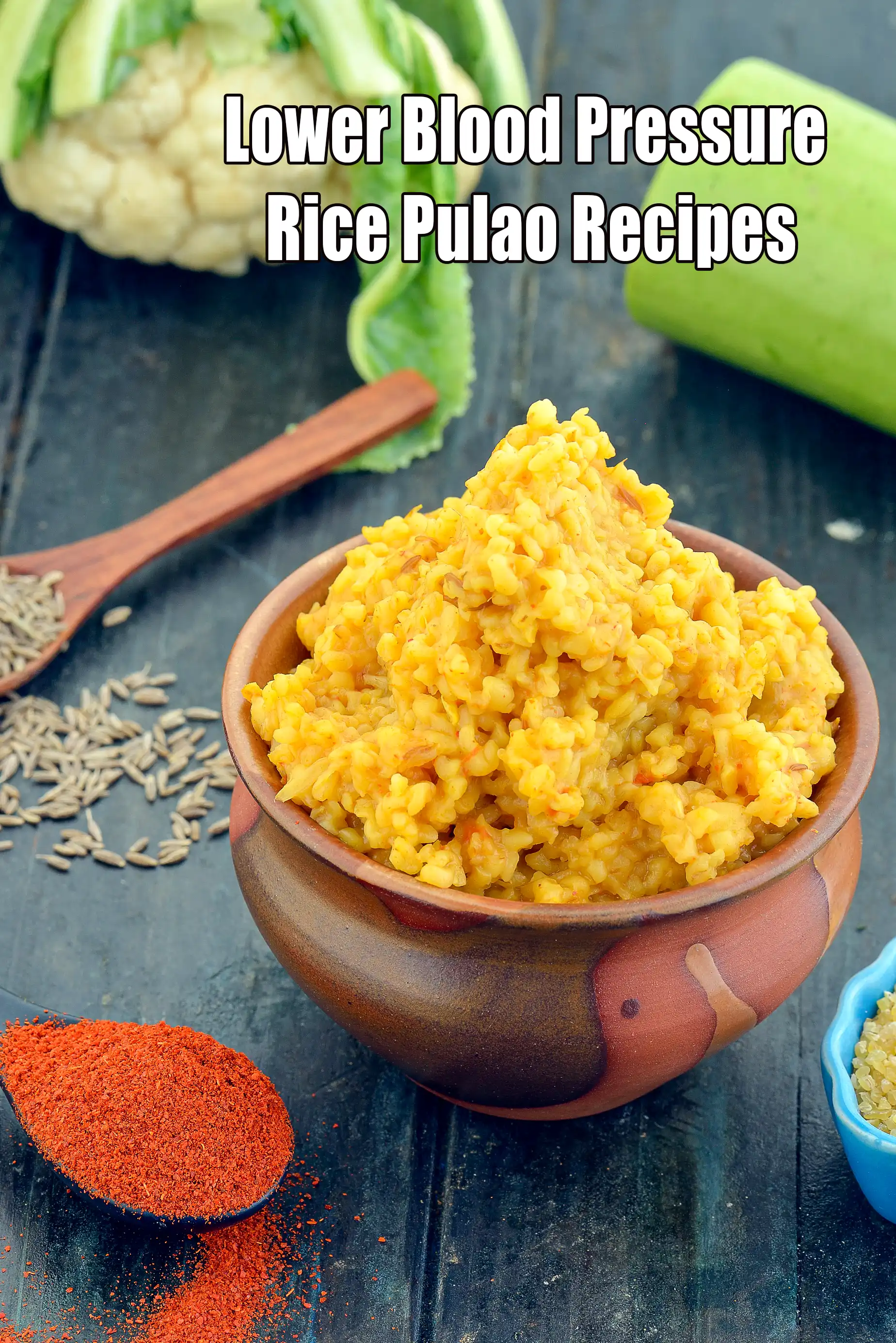 Lower Blood Pressure Rice Pulao