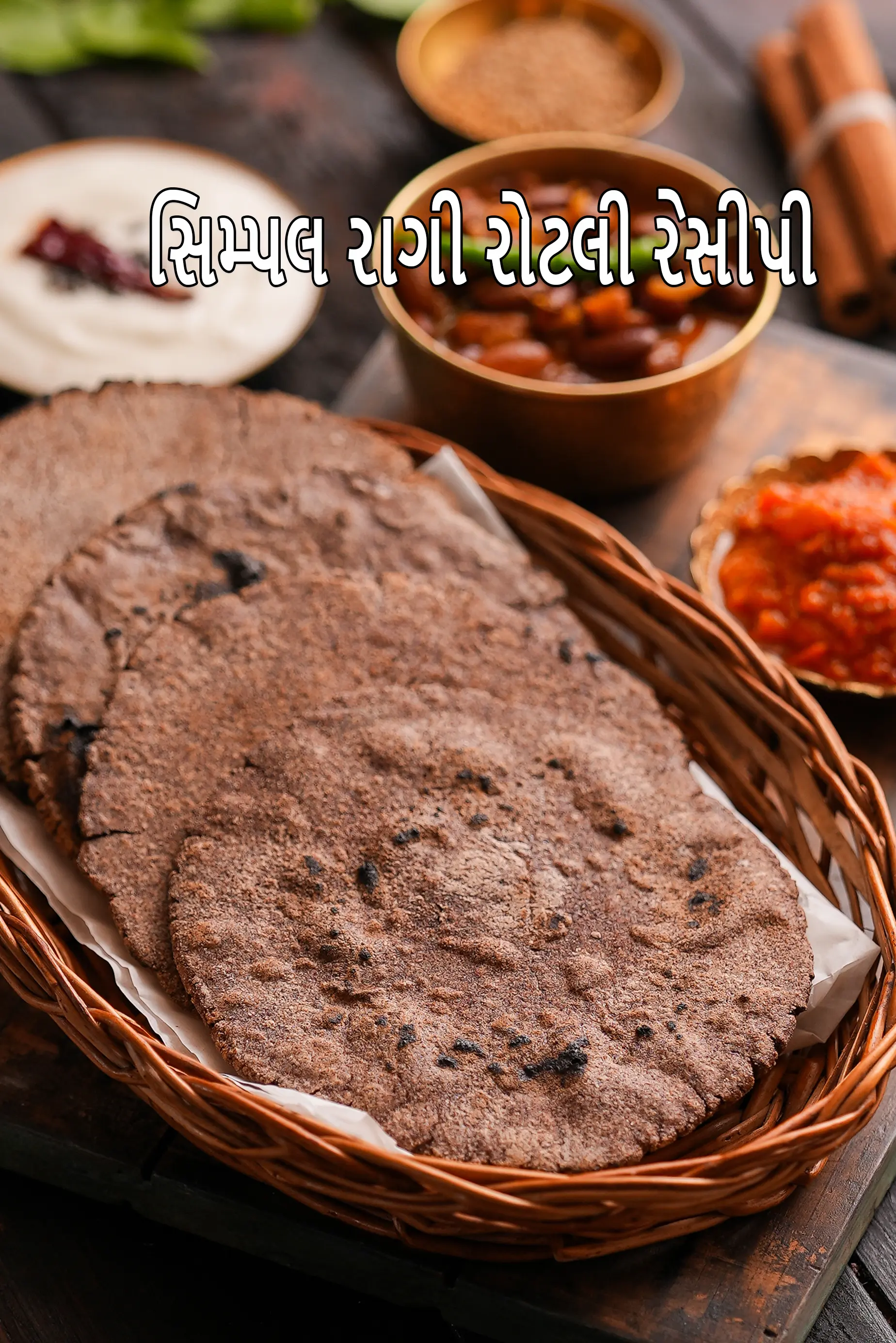 સિમ્પલ રાગી રોટલી રેસીપી | સોફ્ટ રાગી રોટી | સાદી નાચની રોટી | ગ્લુટેન ફ્રી નાચની રોટી |