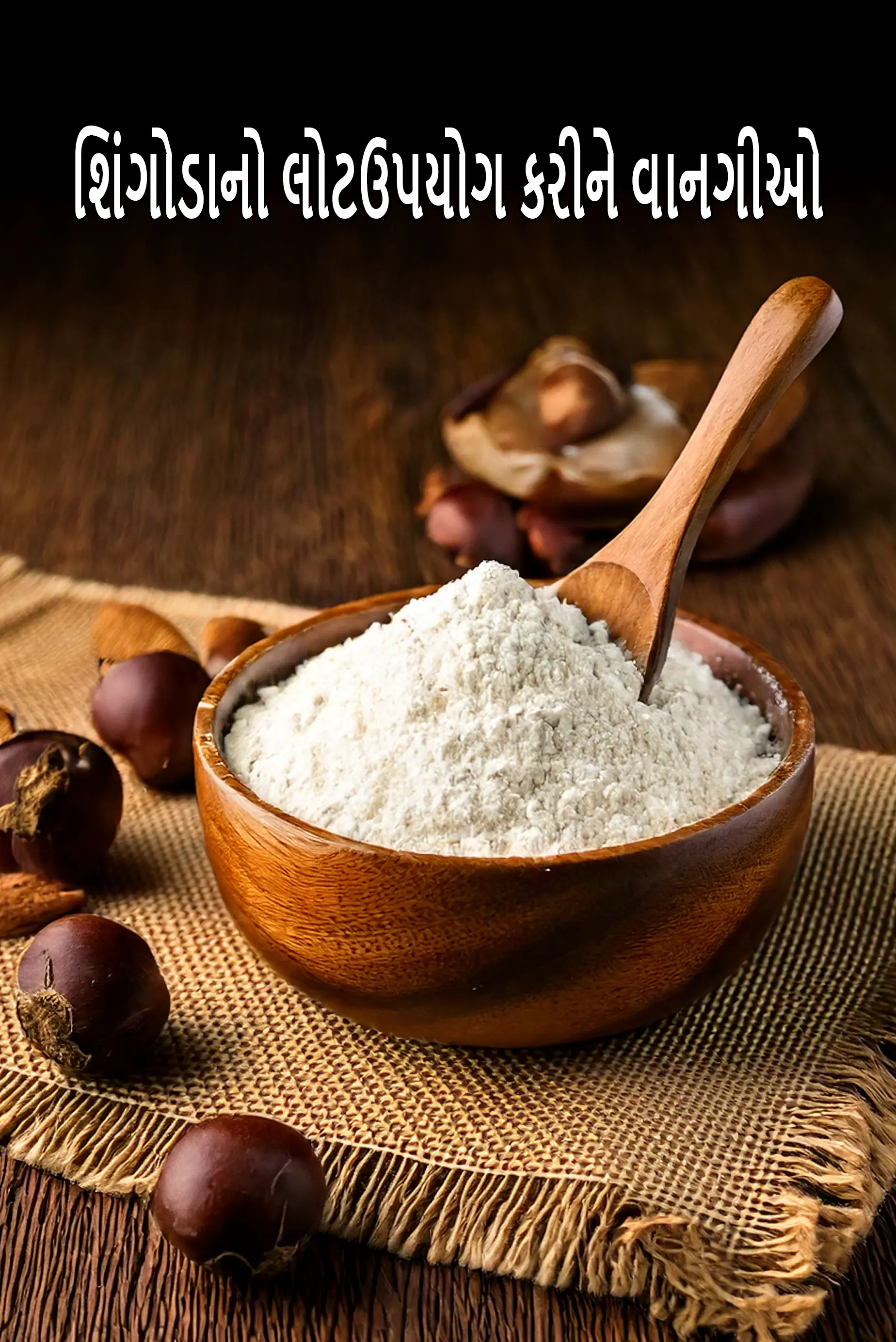Recipes using water chestnut flour