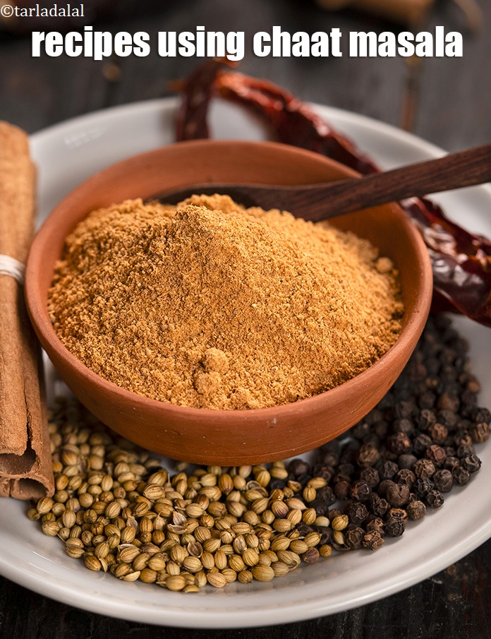 Recipes using chaat masala