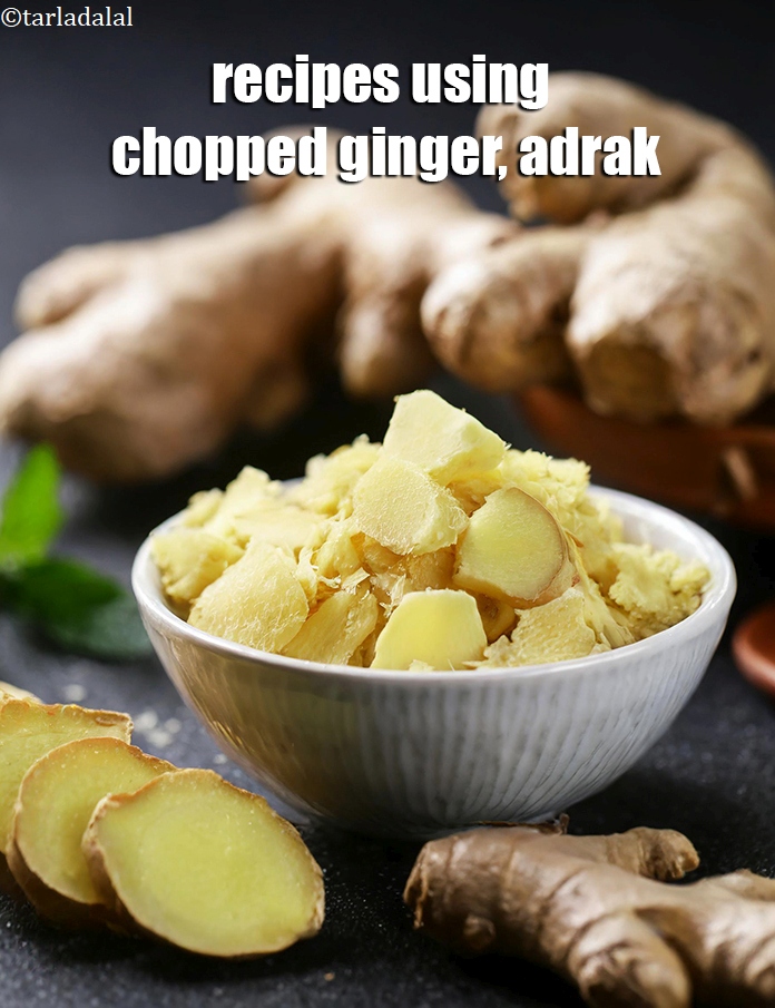 Recipes using  chopped ginger