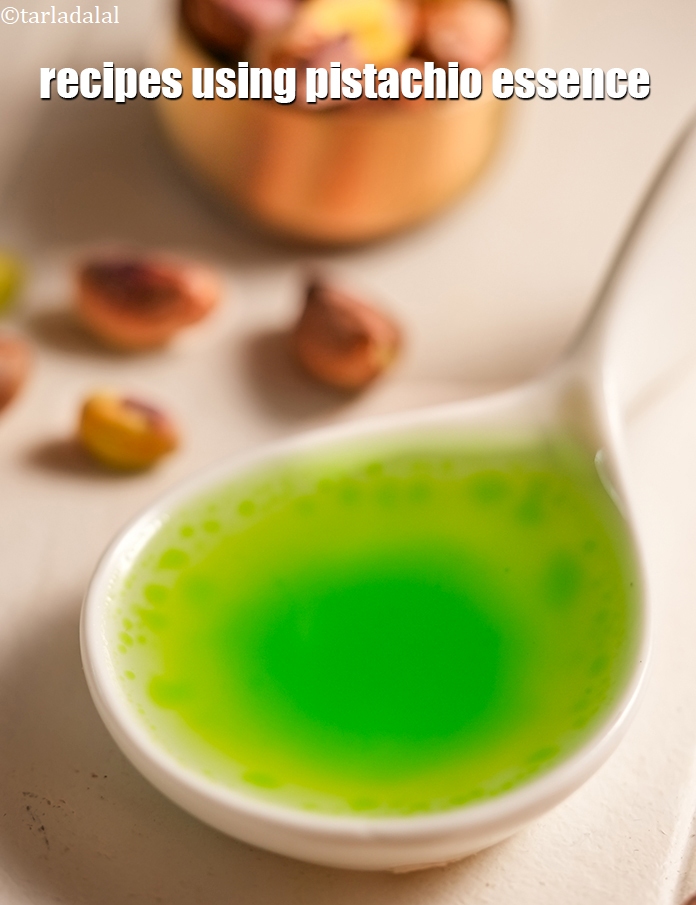 Recipes using pistachio essence