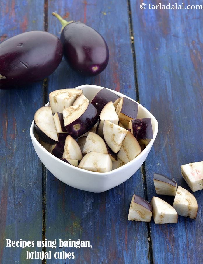 Recipes using brinjal cubes