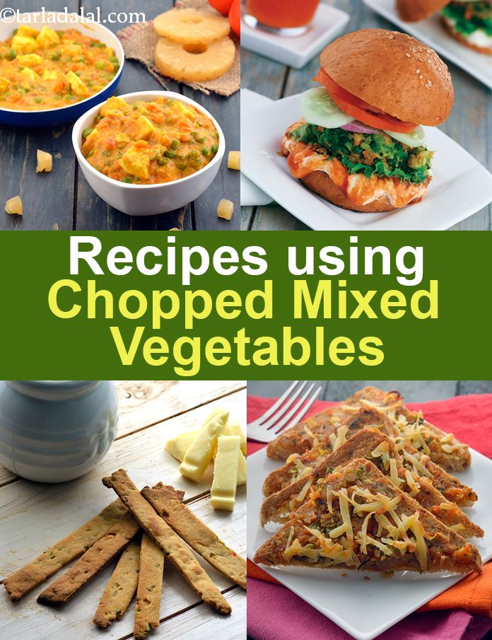 Recipes using chopped mixed vegetables
