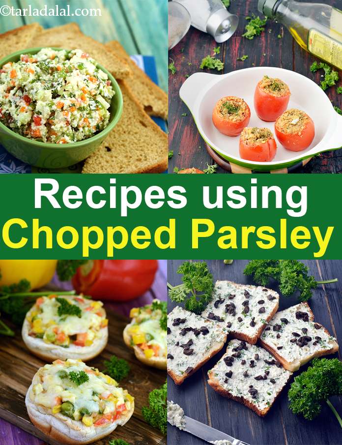 Recipes using chopped parsley