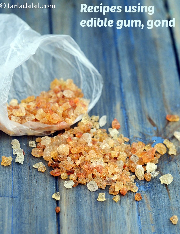 Recipes using edible gum