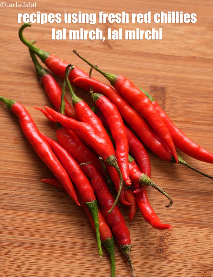 Recipes using fresh red chillies