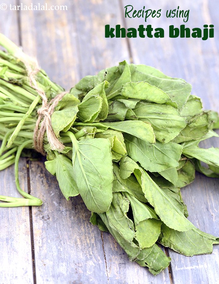 Recipes using khatta bhaji