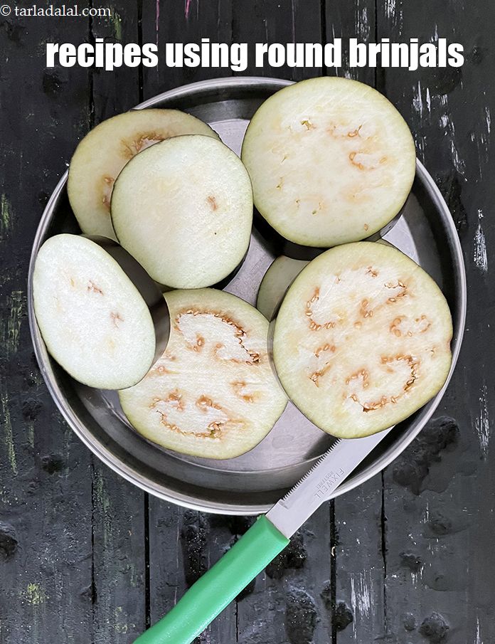 Recipes using round brinjals